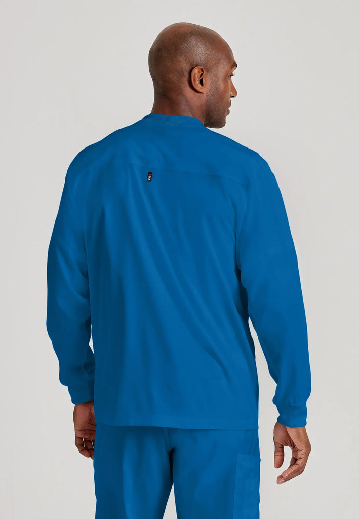 Barco Scrubs Men's React Warmup New Royal | scrub-supply.com