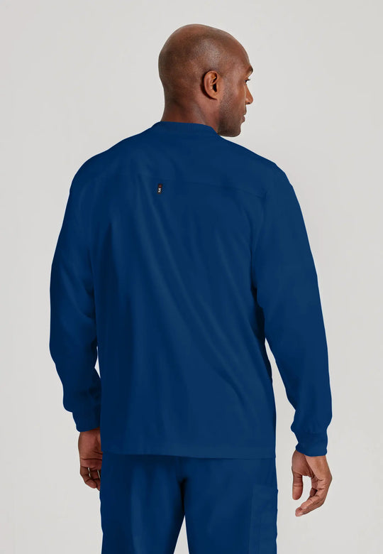 Barco Scrubs Men's React Warmup Indigo | scrub-supply.com