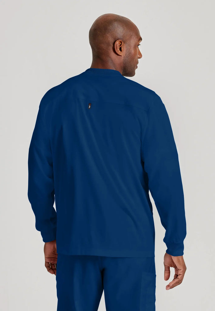 Barco Scrubs Men's React Warmup Indigo | scrub-supply.com