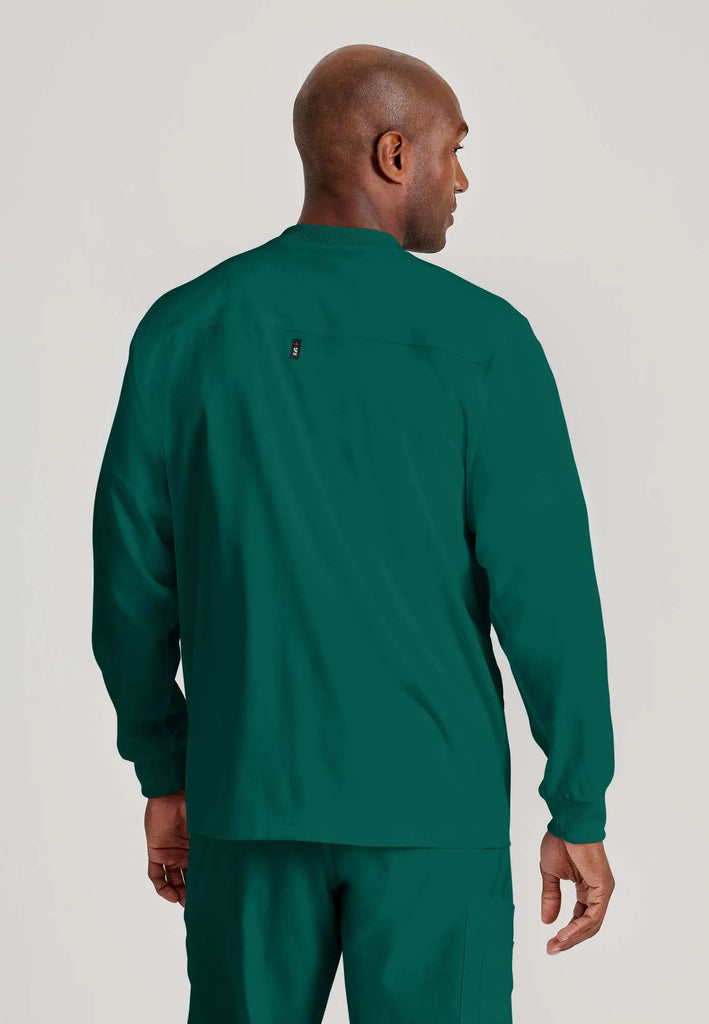 Barco Scrubs Men's React Warmup Hunter Green | scrub-supply.com