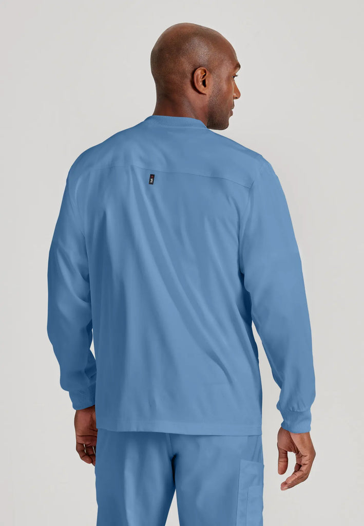 Barco Scrubs Men's React Warmup Ceil Blue | scrub-supply.com