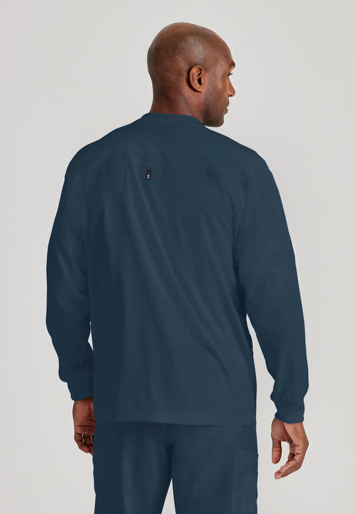 Barco Scrubs Men's React Warmup Steel | scrub-supply.com