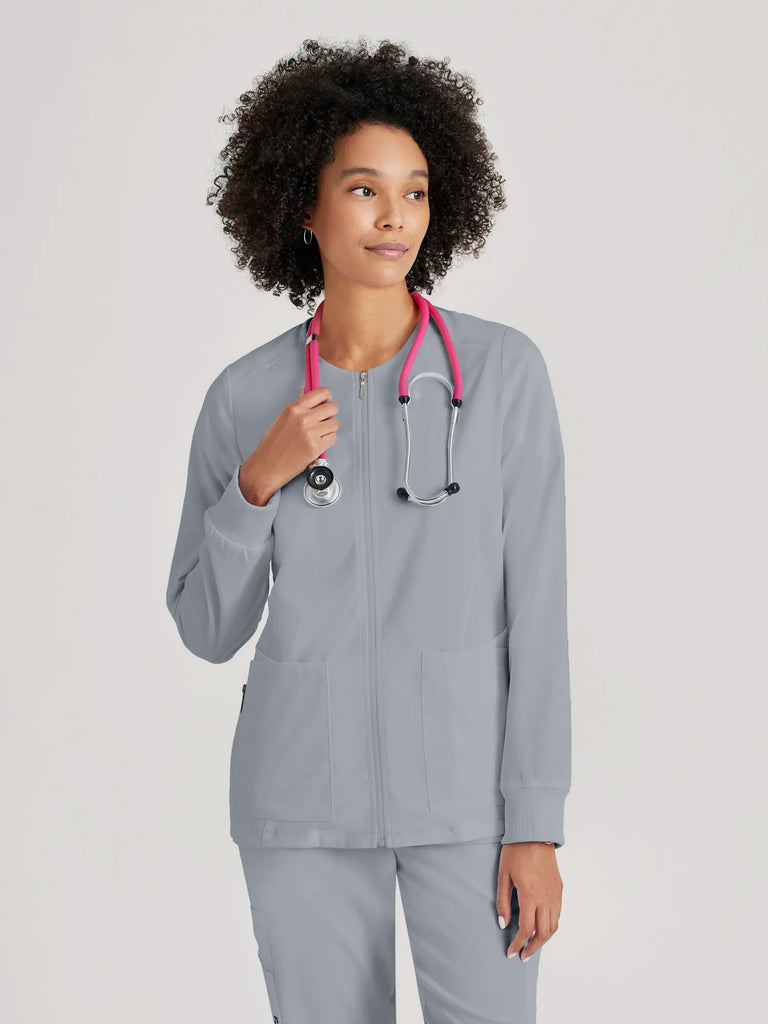 Barco Scrubs Women's Gianna Warmup Moonstruck | scrub-supply.com