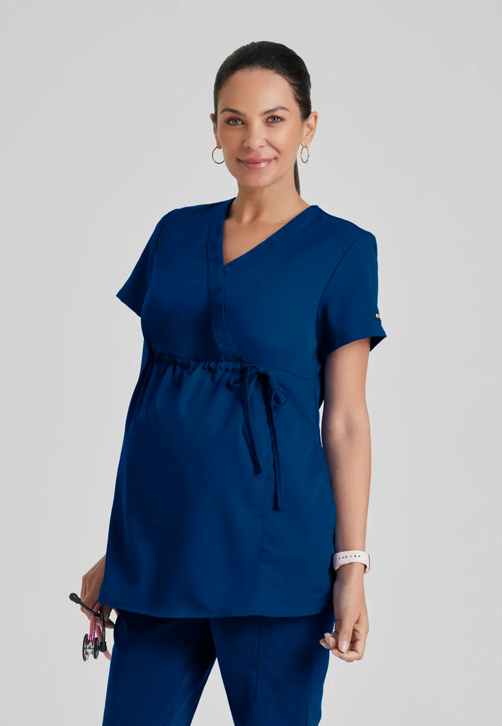 Barco Scrubs Women's Lilah Top Indigo | scrub-supply.com