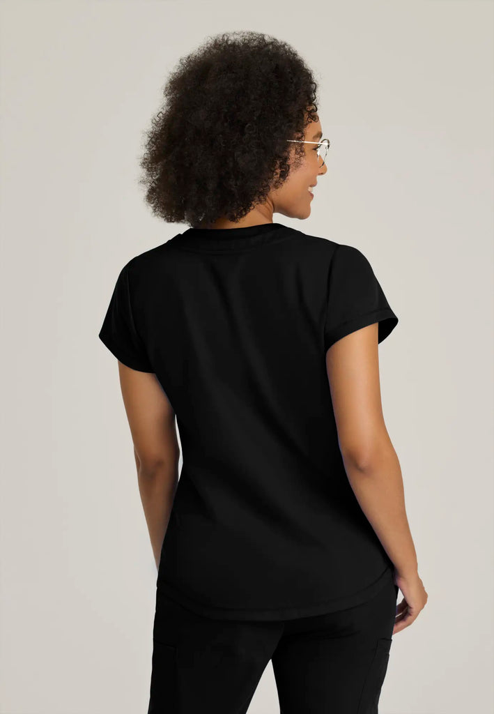 Barco Scrubs Women's Evelyn Top Black | scrub-supply.com