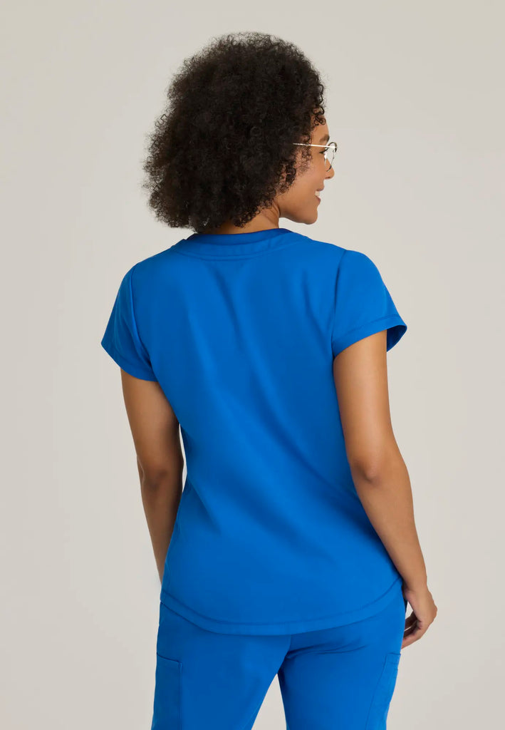 Barco Scrubs Women's Evelyn Top New Royal | scrub-supply.com