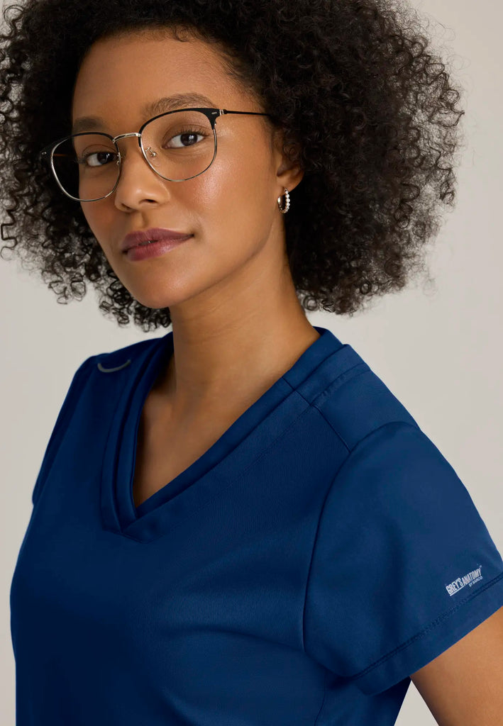 Barco Scrubs Women's Evelyn Top Indigo | scrub-supply.com