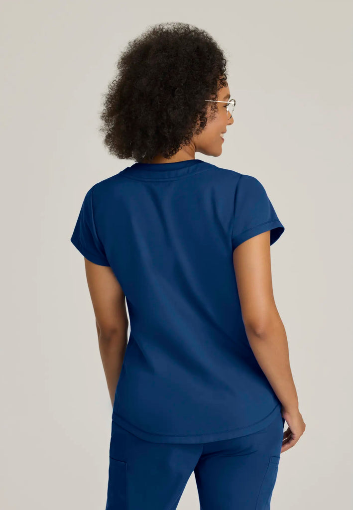 Barco Scrubs Women's Evelyn Top Indigo | scrub-supply.com