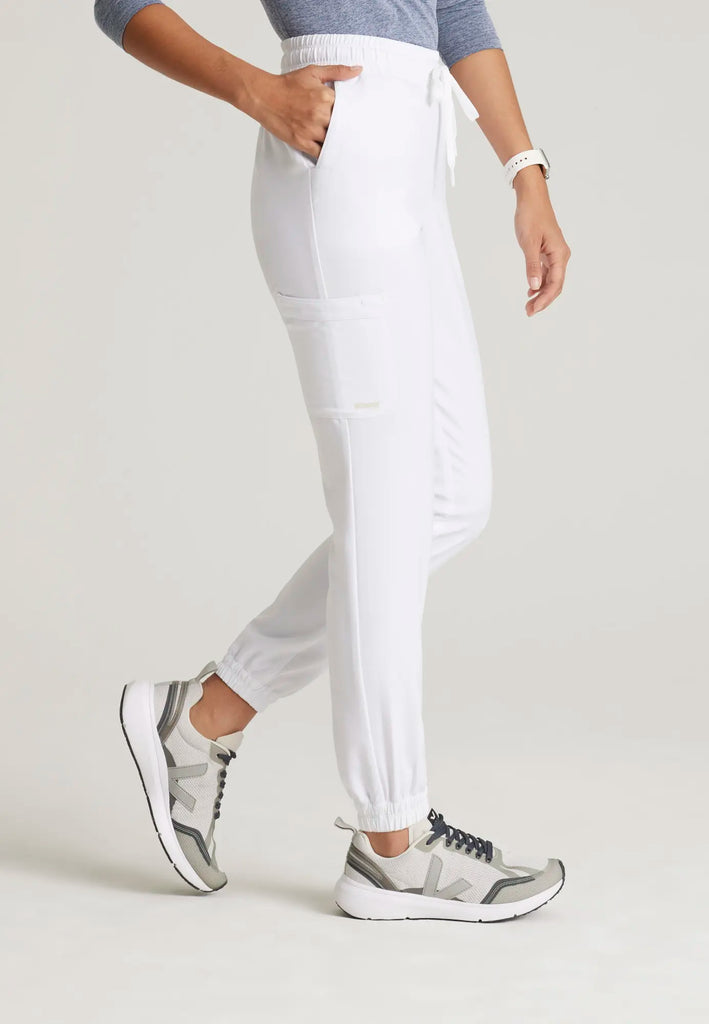 Barco Scrubs Women's Terra Jogger White | scrub-supply.com