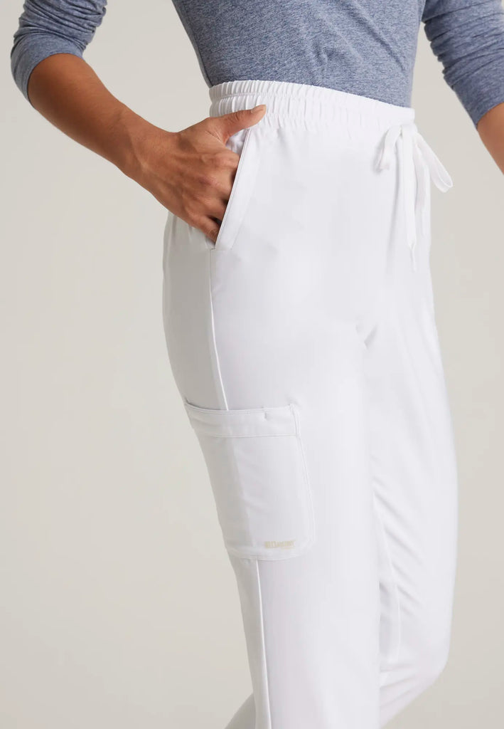 Barco Scrubs Women's Terra Jogger White | scrub-supply.com