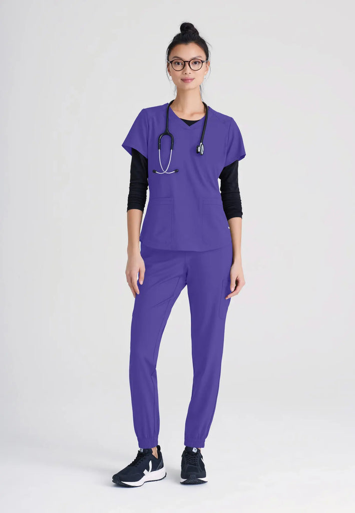 Barco Scrubs Women's Terra Jogger New Grape | scrub-supply.com