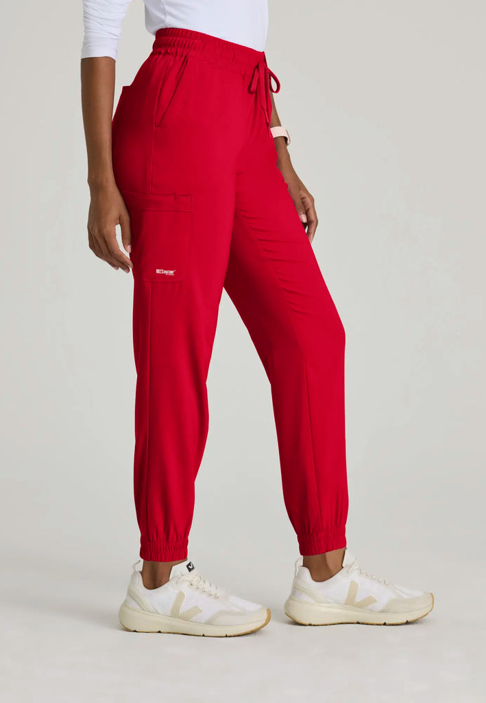 Barco Scrubs Women's Terra Jogger True Red | scrub-supply.com