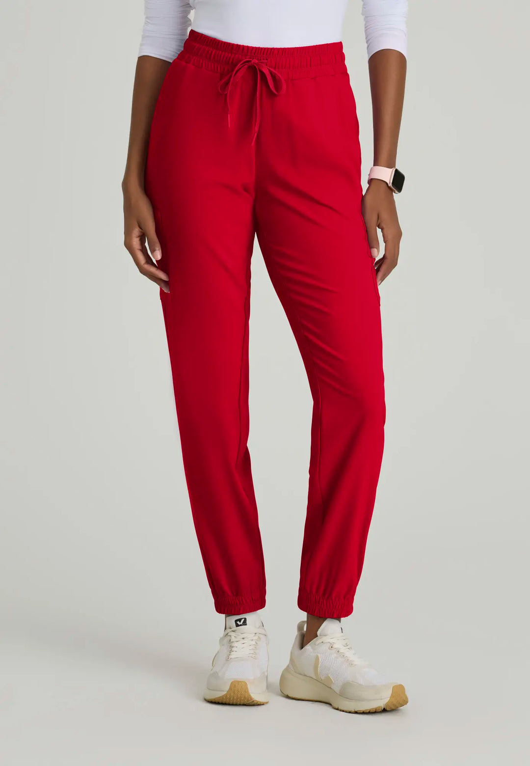 Barco Scrubs Women's Terra Jogger True Red | scrub-supply.com
