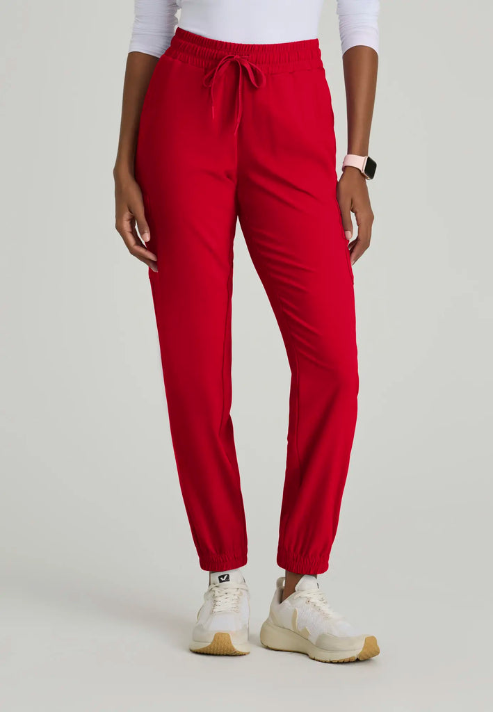 Barco Scrubs Women's Terra Jogger True Red | scrub-supply.com