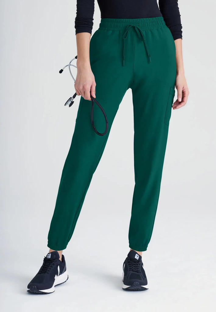 Barco Scrubs Women's Terra Jogger Hunter Green | scrub-supply.com