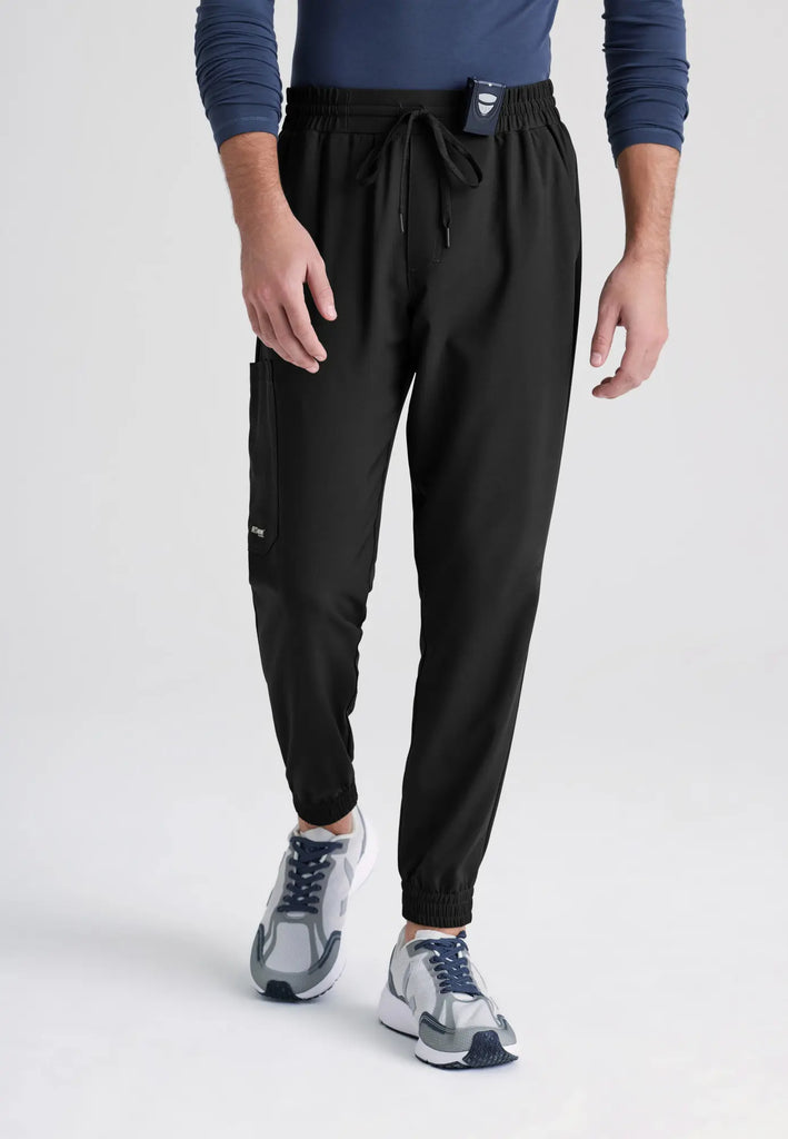 Barco Scrubs Men's Voyager Jogger Black | scrub-supply.com