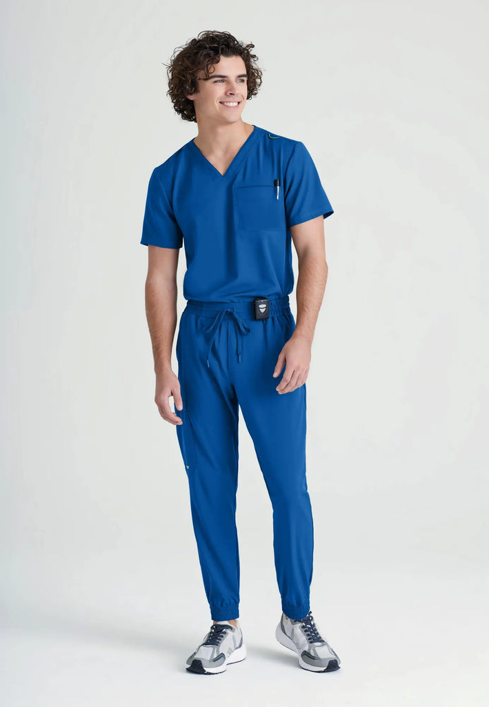 Barco Scrubs Men's Voyager Jogger New Royal | scrub-supply.com