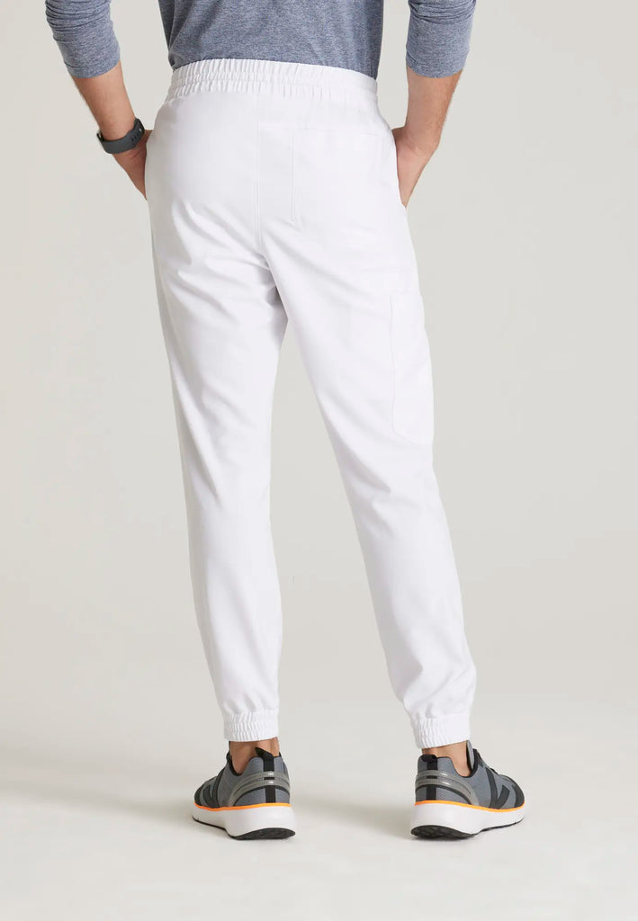 Barco Scrubs Men's Voyager Jogger White | scrub-supply.com