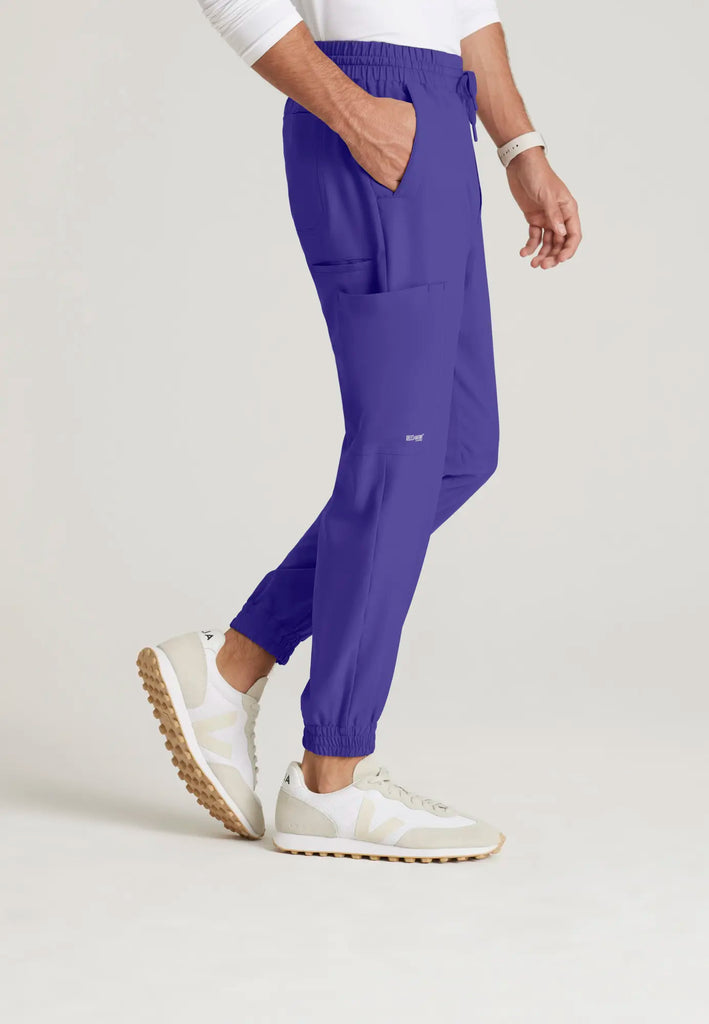 Barco Scrubs Men's Voyager Jogger New Grape | scrub-supply.com