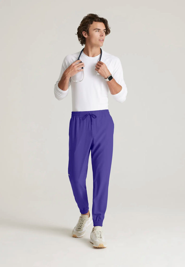 Barco Scrubs Men's Voyager Jogger New Grape | scrub-supply.com