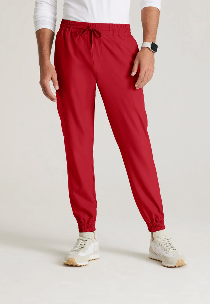 Barco Scrubs Men's Voyager Jogger True Red | scrub-supply.com