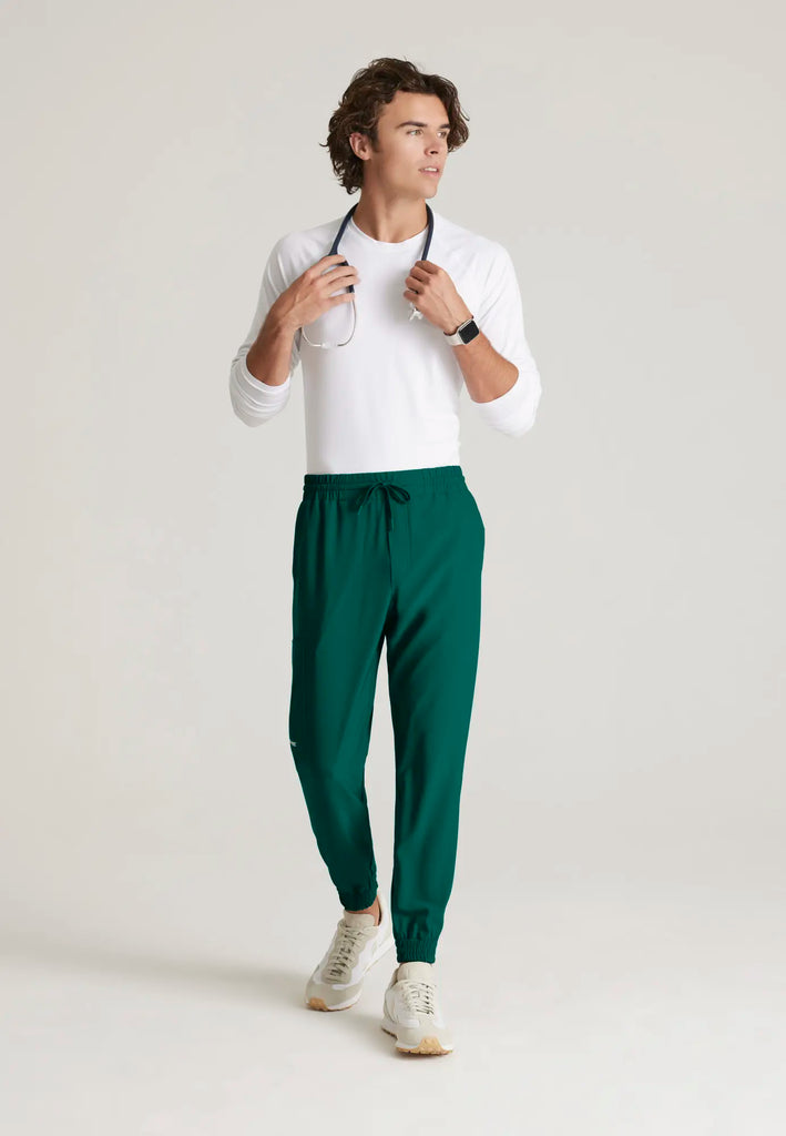 Barco Scrubs Men's Voyager Jogger Hunter Green | scrub-supply.com