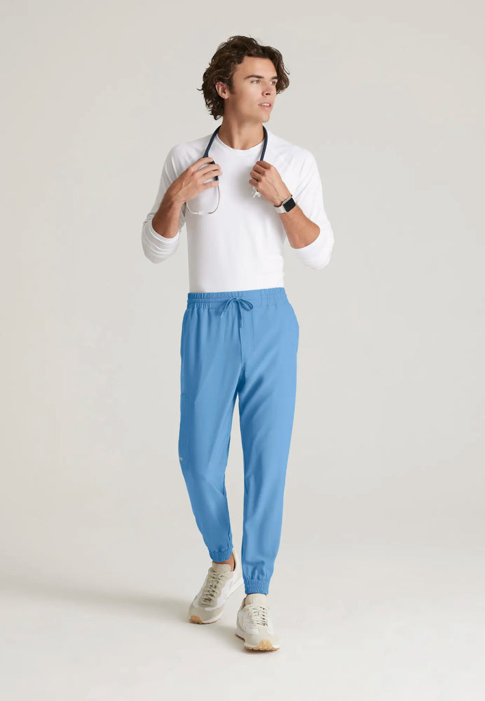 Barco Scrubs Men's Voyager Jogger Ceil Blue | scrub-supply.com