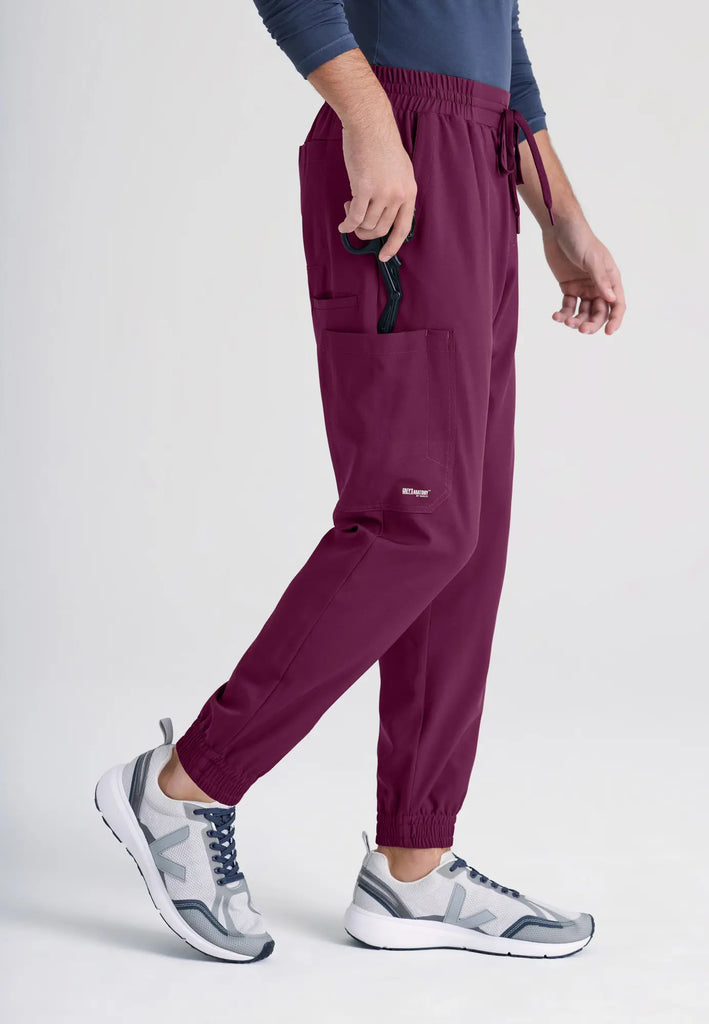 Barco Scrubs Men's Voyager Jogger Wine | scrub-supply.com