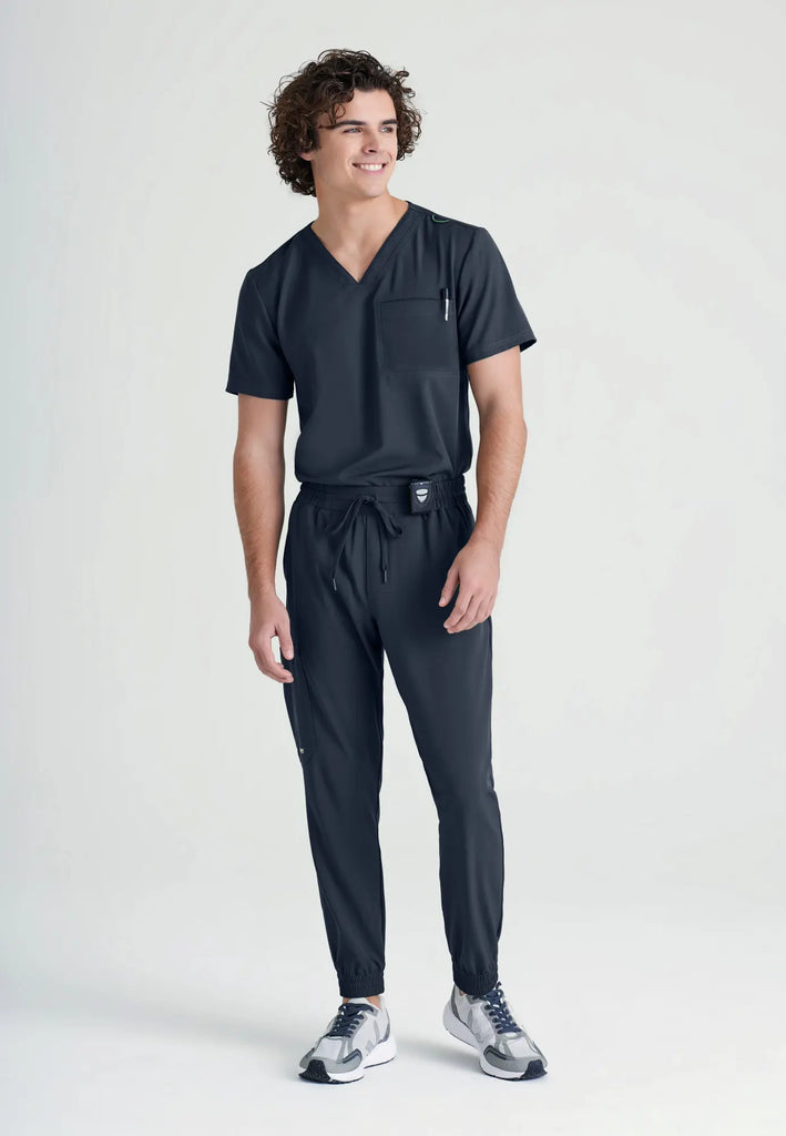 Barco Scrubs Men's Voyager Jogger Steel | scrub-supply.com