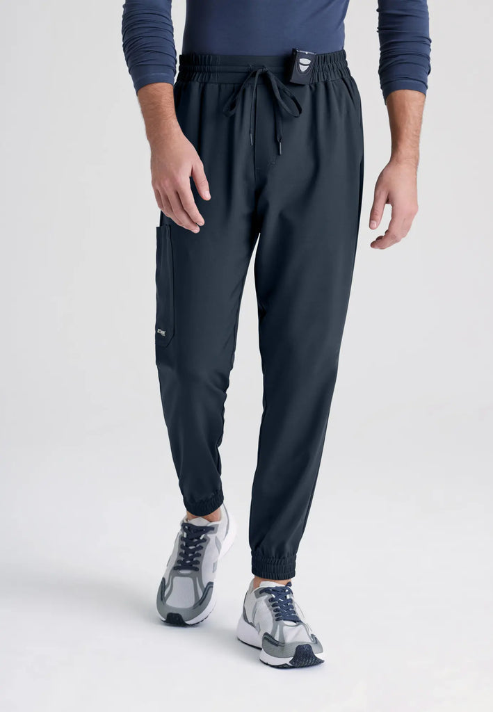 Barco Scrubs Men's Voyager Jogger Steel | scrub-supply.com