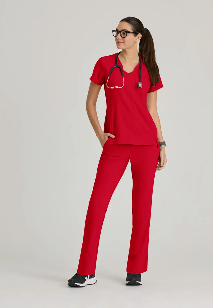 Barco Scrubs Women's Cosmo Pant True Red | scrub-supply.com