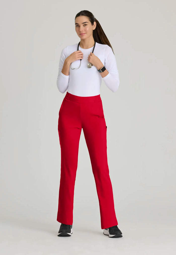 Barco Scrubs Women's Cosmo Pant True Red | scrub-supply.com