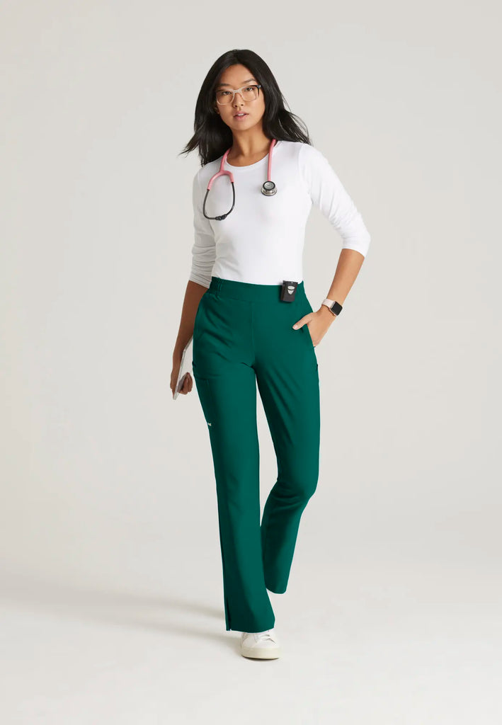 Barco Scrubs Women's Cosmo Pant Hunter Green | scrub-supply.com