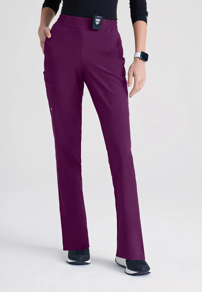 Barco Scrubs Women's Cosmo Pant Wine | scrub-supply.com