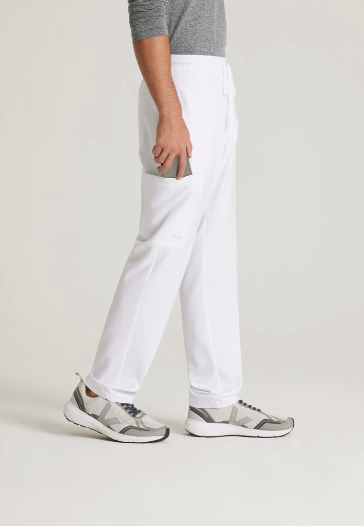 Barco Scrubs Men's Highland Pant White | scrub-supply.com