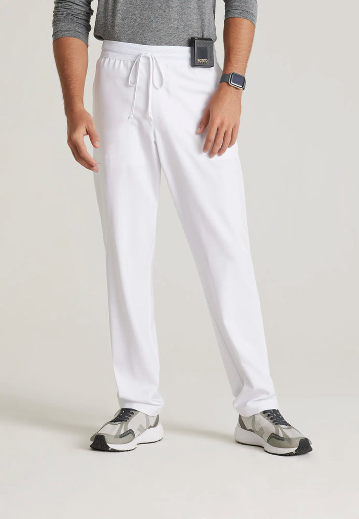 Barco Scrubs Men's Highland Pant White | scrub-supply.com