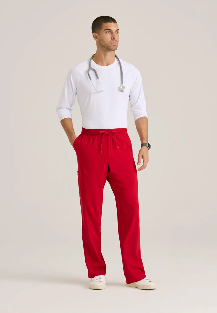 Barco Scrubs Men's Highland Pant True Red | scrub-supply.com