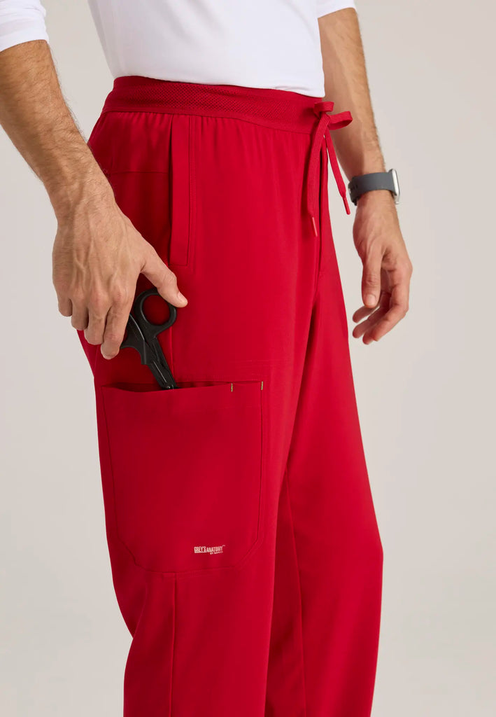 Barco Scrubs Men's Highland Pant True Red | scrub-supply.com