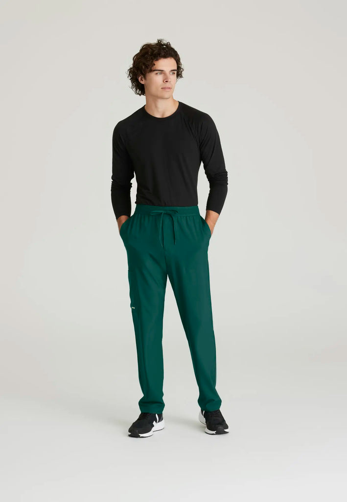 Barco Scrubs Men's Highland Pant Hunter Green | scrub-supply.com