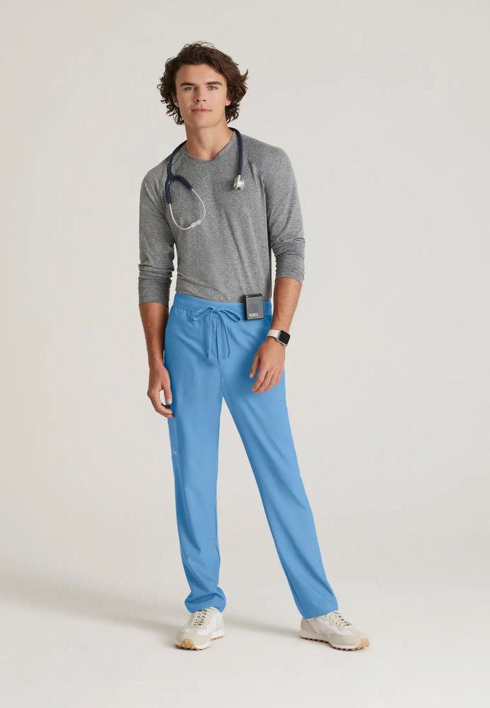 Barco Scrubs Men's Highland Pant Ceil Blue | scrub-supply.com