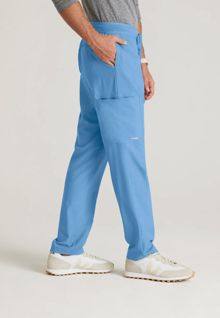 Barco Scrubs Men's Highland Pant Ceil Blue | scrub-supply.com