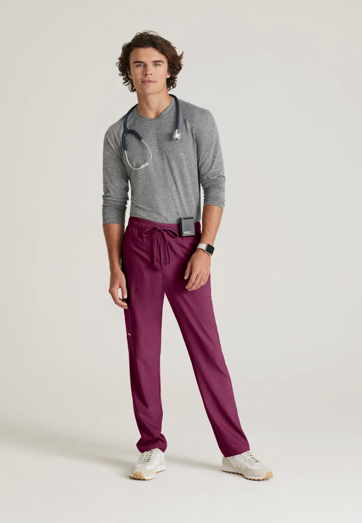 Barco Scrubs Men's Highland Pant Wine | scrub-supply.com