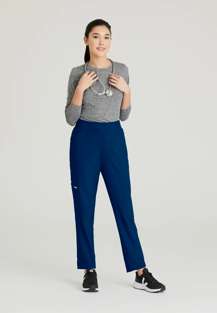 Barco Scrubs Women's Flight Pant Indigo | scrub-supply.com