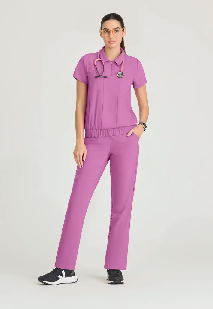 Barco Scrubs Women's Flight Pant Twilight Mauve | scrub-supply.com