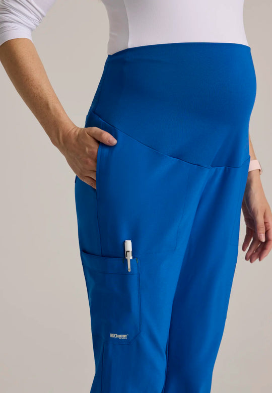 Grey's Anatomy by Barco Scrubs Promise Maternity Pant New Royal | scrub-supply.com