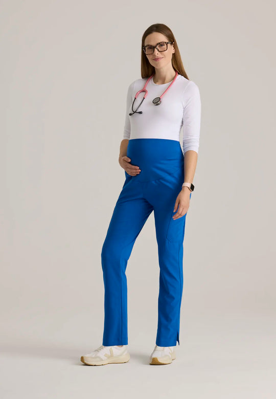 Grey's Anatomy by Barco Scrubs Promise Maternity Pant New Royal | scrub-supply.com