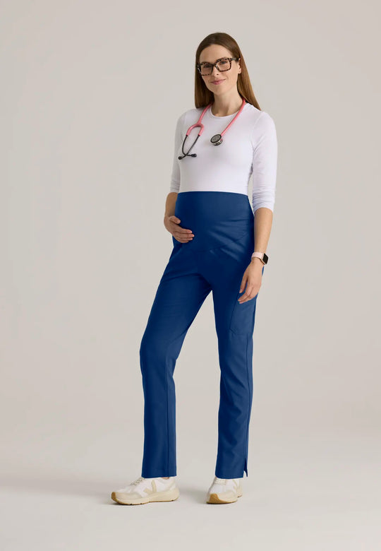 Grey's Anatomy by Barco Scrubs Promise Maternity Pant Indigo | scrub-supply.com