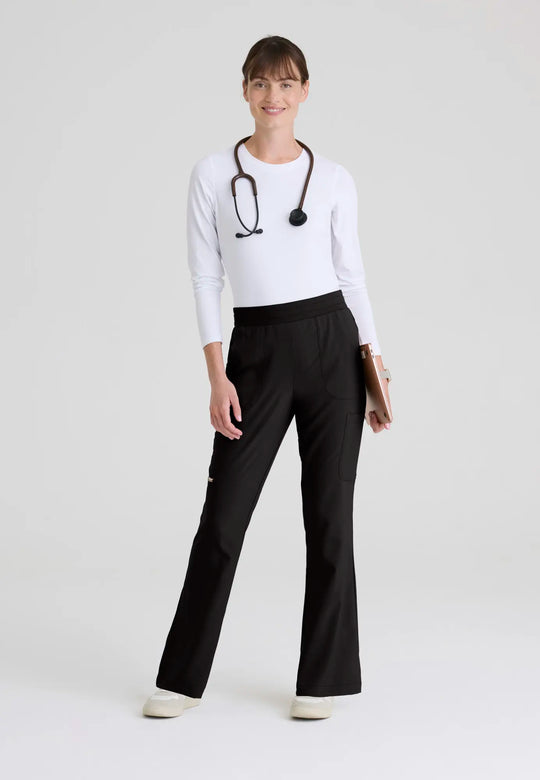 Grey's Anatomy by Barco Scrubs Women's Sky Pant Black | scrub-supply.com