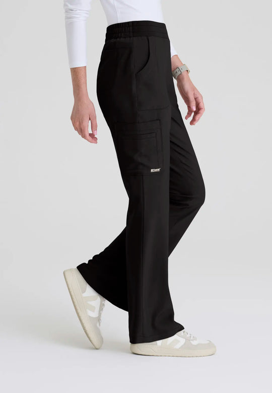 Grey's Anatomy by Barco Scrubs Women's Sky Pant Black | scrub-supply.com