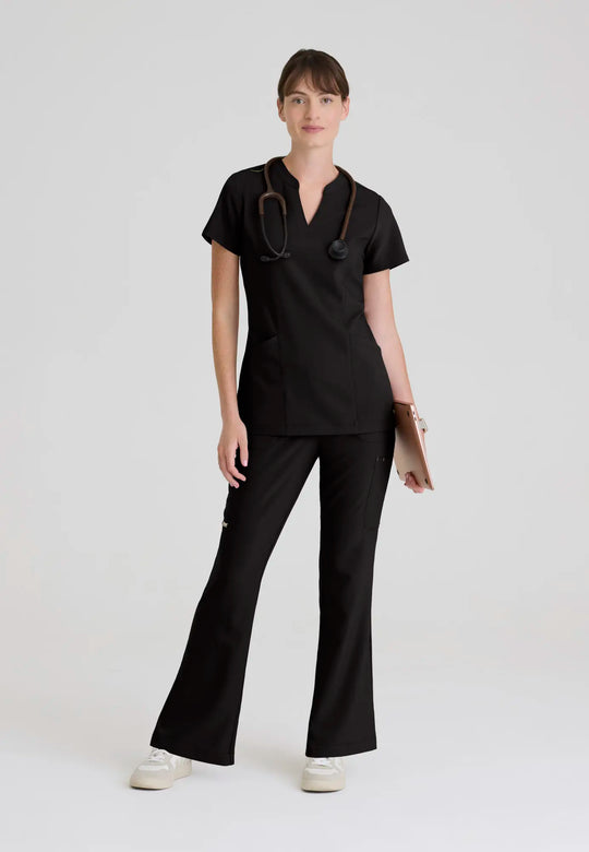 Grey's Anatomy by Barco Scrubs Women's Sky Pant Black | scrub-supply.com